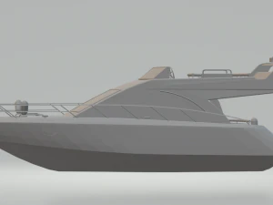yacht speedboat 3D Print Model