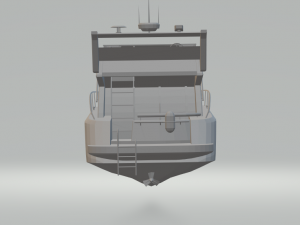 yacht speedboat 3D Baskı Modeli