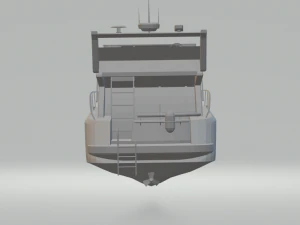 yacht speedboat 3D Print Model