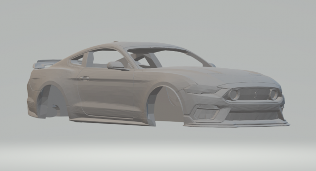 mustang mach 2021 3D Print Model .c4d .max .obj .3ds .fbx .stl .blend 