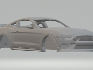 mustang mach 2021 3Dプリントモデル