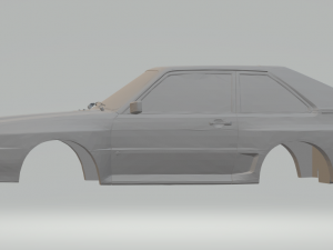 audi sportquattro 1983 Modelo de Impressão 3D