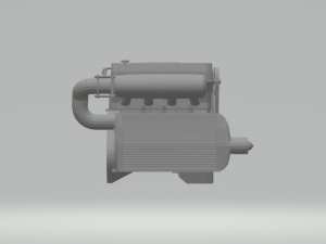engine honda 3D प्रिंट मॉडल