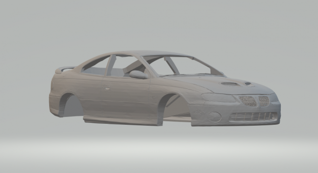 pontiac gto 2006 3Dプリントモデル .c4d .max .obj .3ds .fbx .stl .blend 