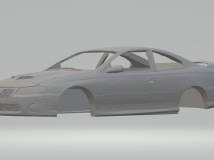 pontiac gto 2006 3Dプリントモデル