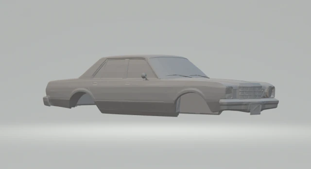 plymouth volare 1977 3D Print Model .c4d .max .obj .3ds .fbx .stl .blend 