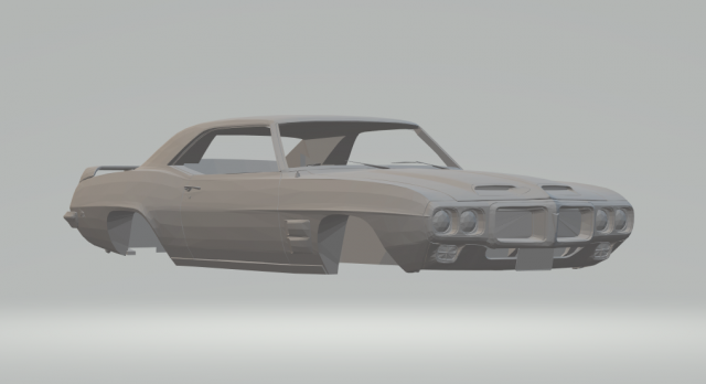 pontiac firebird trans am 3D Принт Модель .c4d .max .obj .3ds .fbx .stl .blend 