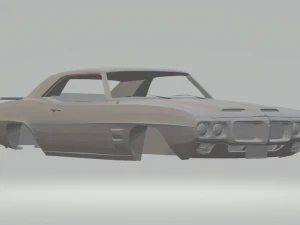 Понтиак Файрберд Транс Ам 3D Принт Модель