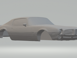 pontiac firebird 3Dプリントモデル