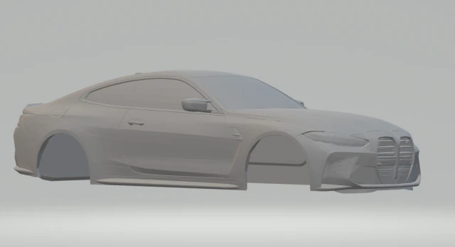 m4 coupe 2021 3D Print Model .c4d .max .obj .3ds .fbx .stl .blend