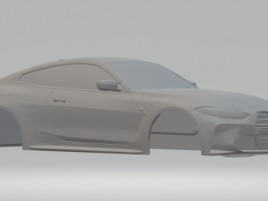 m4 coupe 2021 3Dプリントモデル