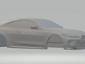 m4 coup&eacute; 2021 Modèles 3D en vedette