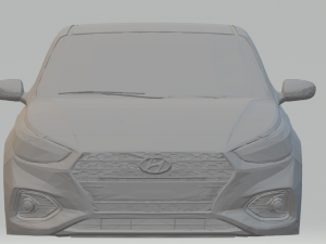 hyundai solaris 2018 Modello di stampa 3D