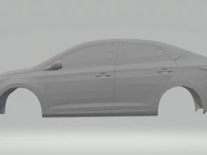 hyundai solaris 2018 3D Print Model