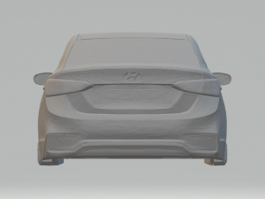 hyundai solaris 2018 Modello di stampa 3D