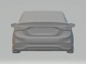 hyundai solaris 2018 3D Print Model