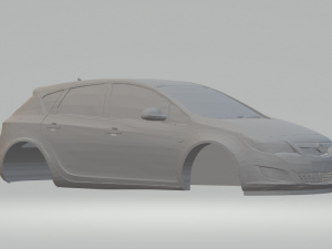 opel astra hatch 3D-printmodel