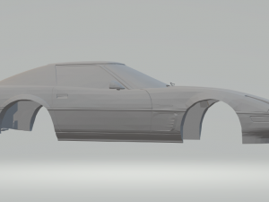 corvette c4 3D Print Model