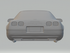 corvette c4 3Dプリントモデル