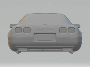 corvette c4 3D Print Model