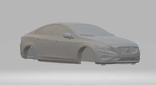 volvo s60 sedan 2011 3D 프린트 모델 .c4d .max .obj .3ds .fbx .stl .blend 