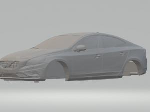volvo s60 sedan 2011 3D 프린트 모델