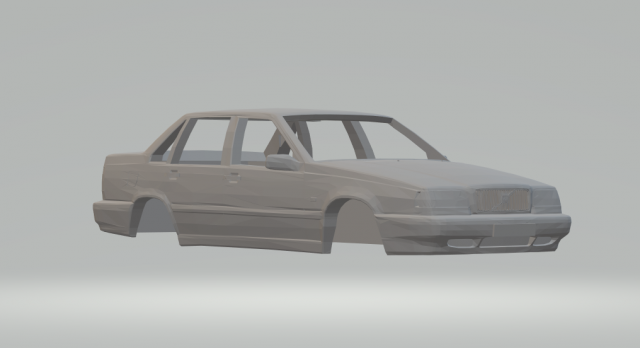 volvo 850 sedan 3D प्रिंट मॉडल .c4d .max .obj .3ds .fbx .stl .blend