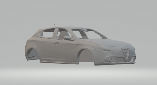 Alfa romeo giulietta Modello di stampa 3D .c4d .max .obj .3ds .fbx .stl .blend