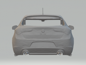 Alfa romeo giulietta Modello di stampa 3D