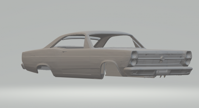 fairlane hardtop 3D Принт Модель .c4d .max .obj .3ds .fbx .stl .blend 