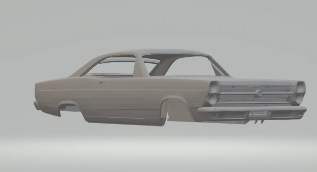 fairlane hardtop 3D Print Model .c4d .max .obj .3ds .fbx .stl .blend 