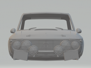 lancia fulvia Model Cetak 3D