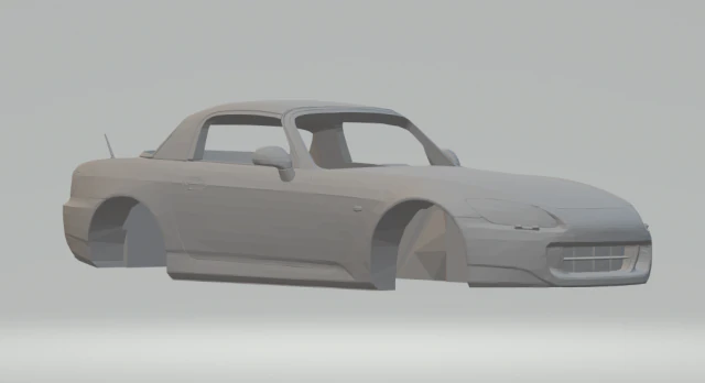 honda s2000 Modelo de Impressão 3D .c4d .max .obj .3ds .fbx .stl .blend 
