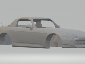 honda s2000 3Dプリントモデル