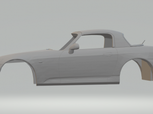 honda s2000 3Dプリントモデル