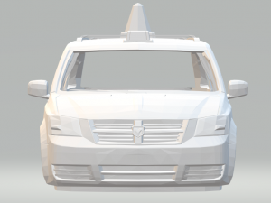 dodge grand caravan taxi 3D 打印模型