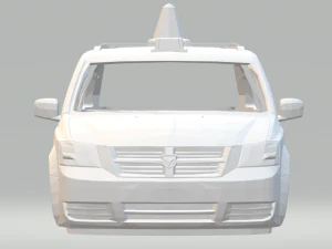 dodge grand caravan taxi 3D Print Model