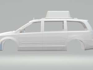 dodge grand caravan taxi 3D 打印模型