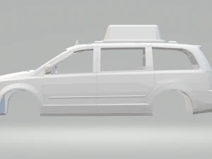 dodge grand caravan taxi 3D Print Model