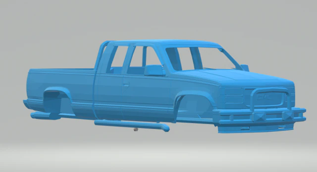 gmc sierra 3D Print Model .c4d .max .obj .3ds .fbx .stl .blend 