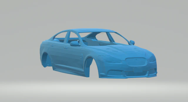 jaguar xf r 3D Print Model .c4d .max .obj .3ds .fbx .stl .blend 
