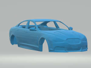 jaguar xf r 3D Принт Модель