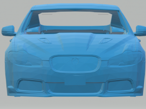 jaguar xf r 3D 打印模型