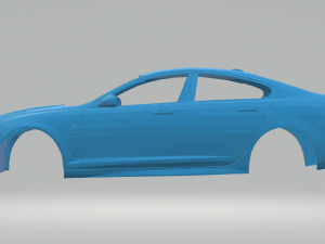 jaguar xf r 3D 打印模型