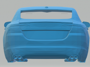 jaguar xf r 3D 打印模型