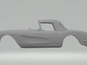 chevrolet corvette c1 58 3D Print Model
