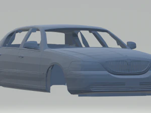 lincoln town car 2010 3D प्रिंट मॉडल