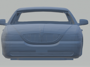 lincoln town car 2010 3D Print Model