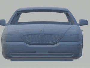 lincoln town car 2010 3D Print Model