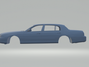 lincoln town car 2010 3D Print Model